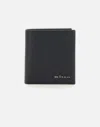 Kiton Logo-lettering Leather Wallet In Black