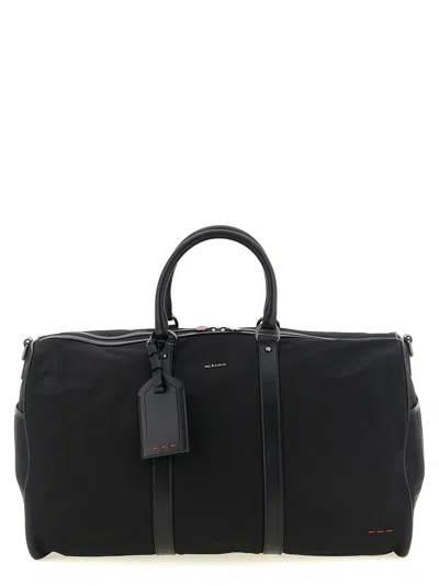 Kiton 'weekend' Duffel Bag In Black