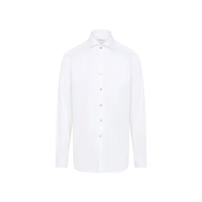 Kiton White Cotton Shirt