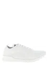 Kiton Knit Upper Sneakers Featuring Pull Tab In White