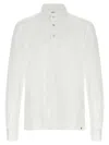 Kiton 'positano' Button-down Collar Polo Shirt In White