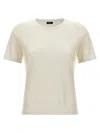 Kiton Knitted Cashmere-silk T-shirt In White