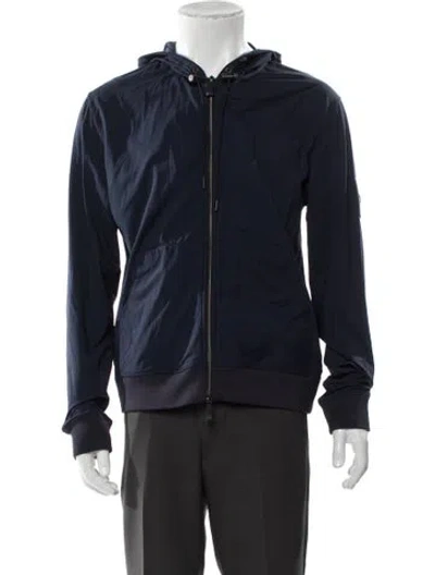 Pre-owned Kiton Windbreaker In Blue