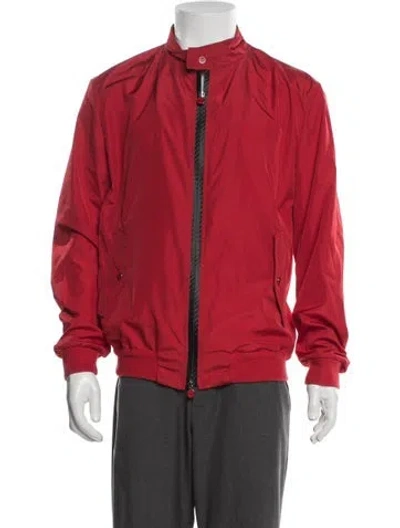 Pre-owned Kiton Windbreaker In Red