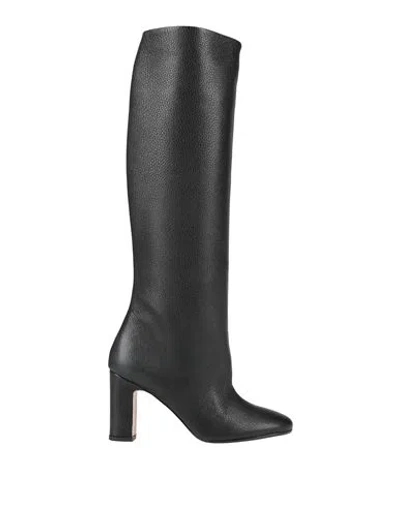 Kiton Woman Boot Black Size 7.5 Soft Leather