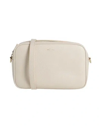 Kiton Woman Cross-body Bag Beige Size - Calfskin