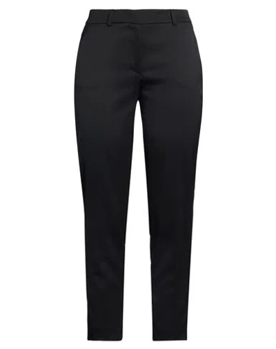 Kiton Woman Pants Black Size 4 Virgin Wool, Elastane