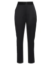 Kiton Woman Pants Black Size 10 Virgin Wool, Elastane, Viscose, Silk In Black