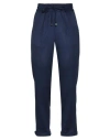 Kiton Woman Pants Blue Size 2 Cashmere, Elastane In Blue
