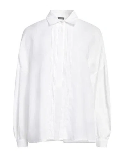 Kiton Woman Shirt White Size 10 Linen