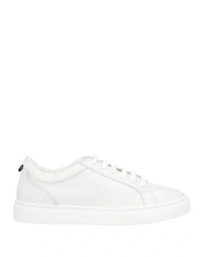 Kiton Woman Sneakers White Size 7 Leather