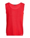 Kiton Woman Sweater Red Size 6 Silk