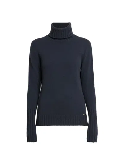 Kiton Women's Cashmere Turtleneck Sweater In Blue