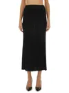 Kiton Elegant Knit Skirt Size 40 For Women In Black