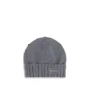 Kiton Men Wool Beanie Hat In Gray