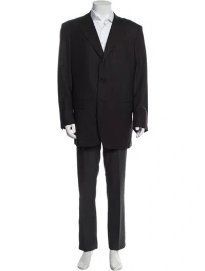 Pre-owned Kiton Wool Blazer In Black