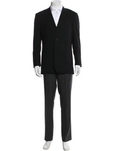 Pre-owned Kiton Wool Blazer In Black