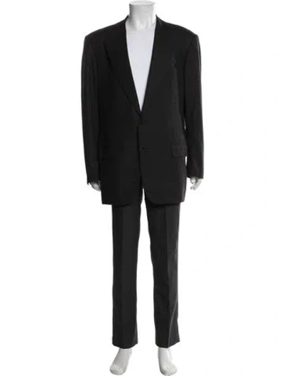 Pre-owned Kiton Wool Blazer In Black