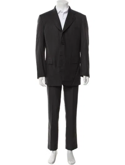 Pre-owned Kiton Wool Blazer In Black