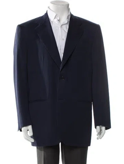 Pre-owned Kiton Wool Blazer In Blue