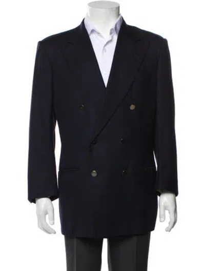Pre-owned Kiton Wool Blazer In Blue