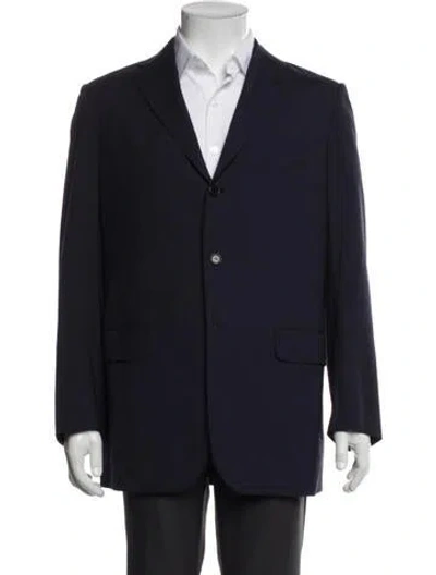 Pre-owned Kiton Wool Blazer In Blue