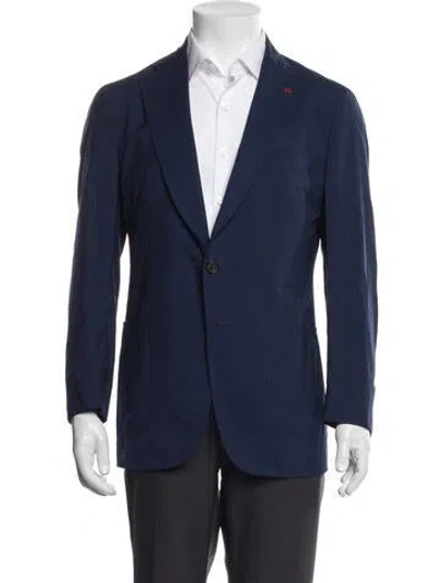 Pre-owned Kiton Wool Blazer In Blue