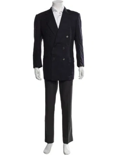 Pre-owned Kiton Wool Blazer In Blue
