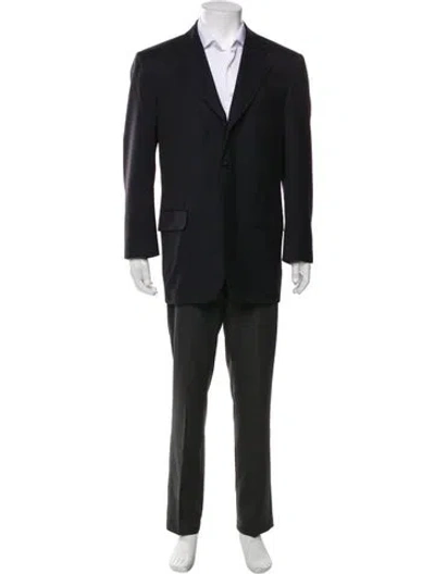 Pre-owned Kiton Wool Blazer In Gray