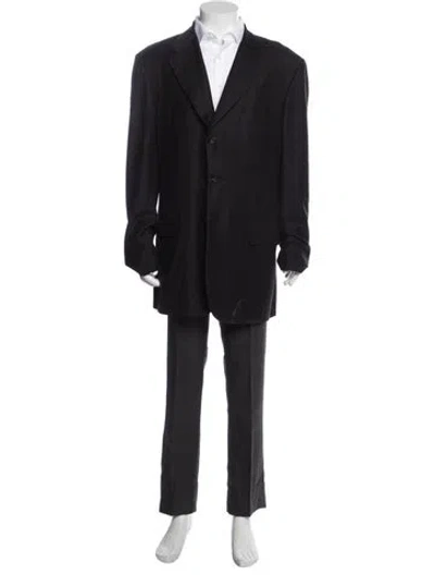 Pre-owned Kiton Wool Blazer In Gray