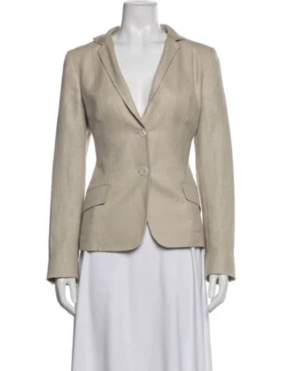 Pre-owned Kiton Wool Blazer In Neutral