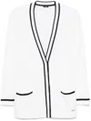 Kiton Wool Cardigan In White