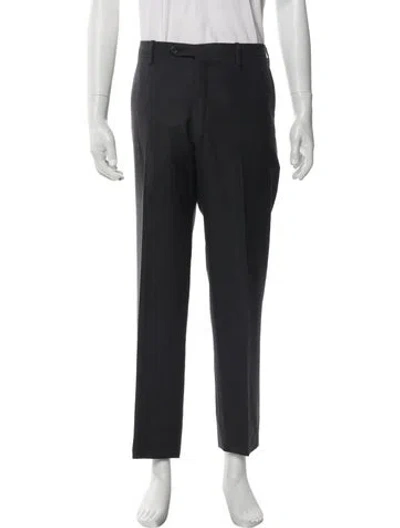 Pre-owned Kiton Wool Dress Pants In Gray
