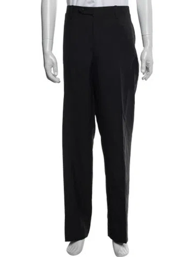 Pre-owned Kiton Wool Dress Pants In Gray