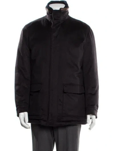 Pre-owned Kiton Wool Jacket In Black