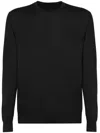 Kiton Long-sleeved Sweater In Black
