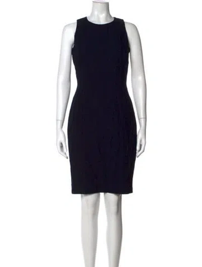 Pre-owned Kiton Wool Knee-length Dress In Black