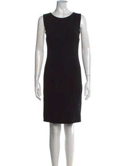 Pre-owned Kiton Wool Knee-length Dress In Black