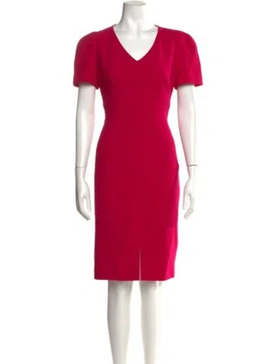 Pre-owned Kiton Wool Knee-length Dress In Pink