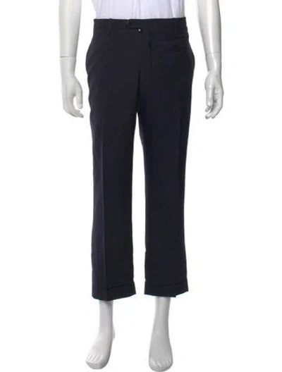 Pre-owned Kiton Wool Pants In Black