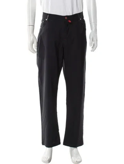 Pre-owned Kiton Wool Pants In Blue