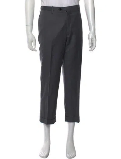 Pre-owned Kiton Wool Pants In Gray