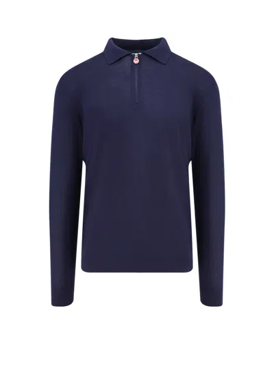 KITON WOOL POLO SHIRT