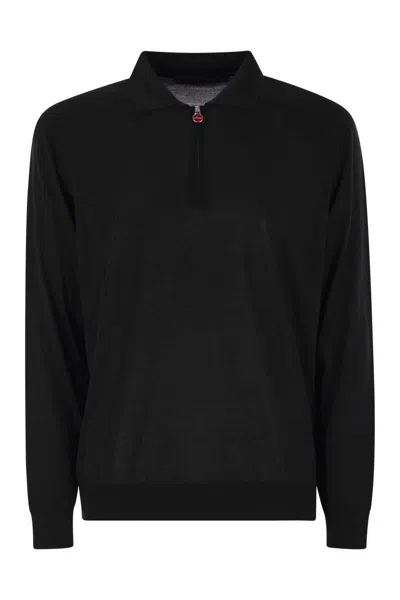 KITON KITON WOOL POLO SHIRT
