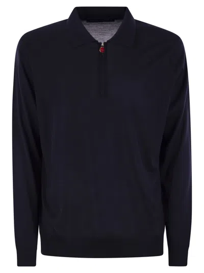 KITON WOOL POLO SHIRT