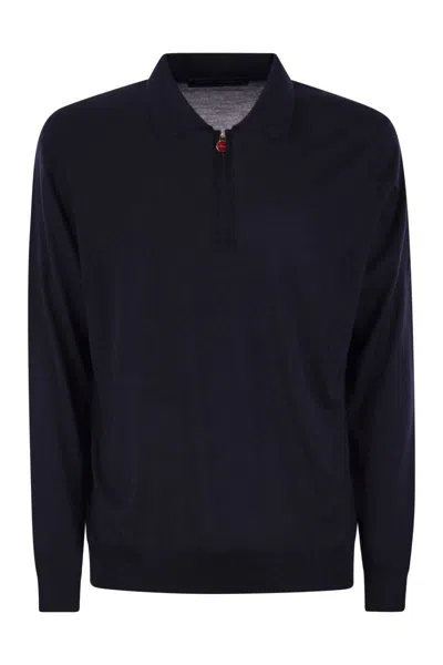 KITON KITON WOOL POLO SHIRT