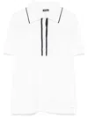 Kiton Wool Polo Top In White