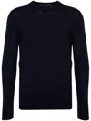 Kiton Wool Sweater In Blue