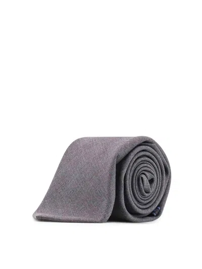 Kiton Wool Tie In Multi