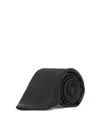 Kiton Wool Tie In Black